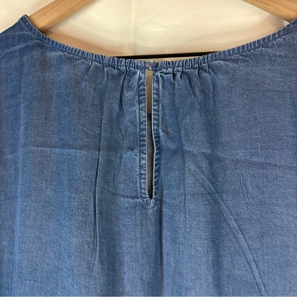 LC LAUREN CONRAD Women’s Size 2X T-Shirt Top Blouse Tee Chambray NWT - Picture 11 of 16